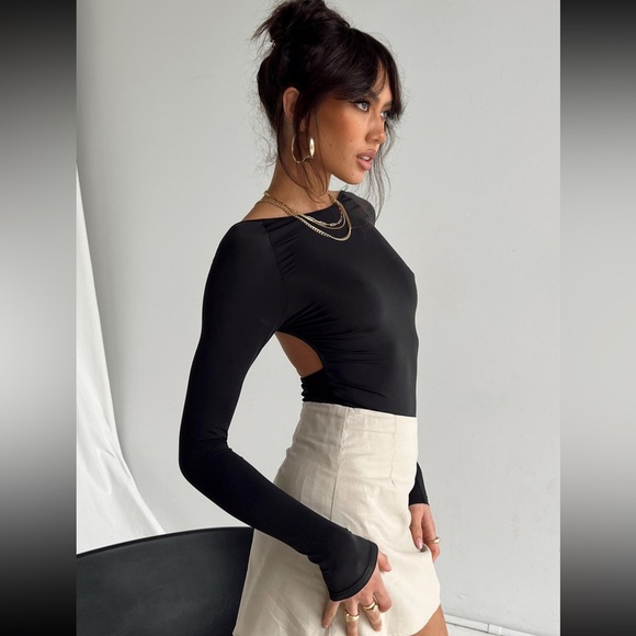 Princess Polly Gatewood Long Sleeve Bodysuit - Picture 4 of 5